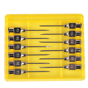 Aiguille de seringue vétérinaire hypoallergénique en acier inoxydable, aiguilles de seringue d'injection vétérinaire, aiguilles d'injecteur réutilisées - Product Image 4