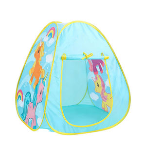 MATERIAL DE PRIMERA CALIDAD Y SEGURO Casa de juegos plegable para interiores y exteriores con diseño de unicornio para niños - Product Image 1