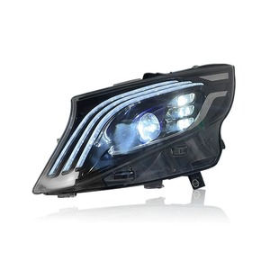 Conjunto de Faros LED de Alto Rendimiento con Diseño de Lentes Múltiples y DRL Ámbar para <span class=keywords><strong>Mercedes</strong></span> <span class=keywords><strong>Vito</strong></span> W447, Visibilidad Nocturna Mejorada - Product Image 5