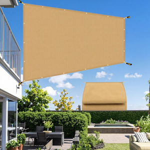 Impermeable HDPE Rectángulo Parasol Vela Toldo Tejido UV Bloqueo Tela Pantalla Resistente al agua Propiedad Jardín Sombreado - Product Image 3