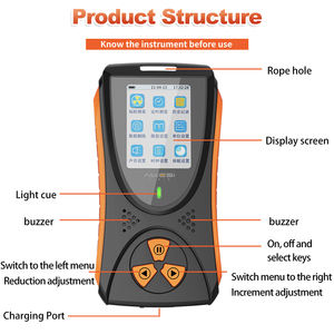 AIKESI HFS-10 Высокоточный счетчик Гейгера Дозиметр <span class=keywords><strong>X</strong></span> бета-гамма-тестер портативный монитор измеритель ядерного излучения - Product Image 5