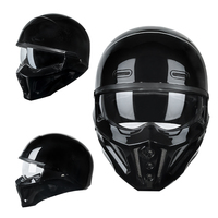 Casque de moto modulaire certifié 3C, mentonnière amovible