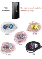 Decodificador de Audio Digital HiFi Portátil TRN Black Pearl con Amplificador para Auriculares DAC, Salida Doble de 3.5+4.4mm, PCM 384kHz 32Bit DSD256