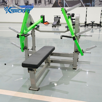 Équipement de fitness : Banc plat pour press à la poitrine, Machine de press à la poitrine à charge plaquée horizontale, Machine de press à la presse, Équipement de salle de sport