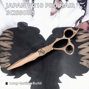 Tijeras de peluquería profesionales de acero inoxidable VG10 de Japón de alta calidad, Tijeras de corte de peluquero CNC para salones - Product Image 2