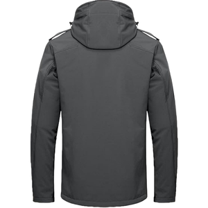 Chaqueta de Invierno para Hombre, Forrada de Sherpa, Cortavientos, para Montaña, Esquí y Nieve, con Capucha Desmontable - Product Image 2