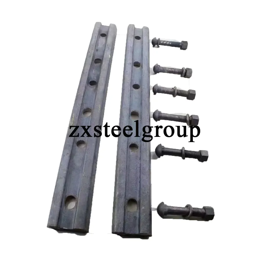 Rail parts accessories railway fish plate for connect rails Railway fasteners expansion joints