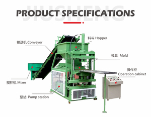 Giá thấp thủy lực ép đất sét lồng vào nhau Khối Máy làm gạch - Product Image 2