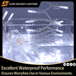 Guirlande lumineuse LED étanche à lumière blanche pour décoration de jardin extérieure, idéale pour les fêtes de Noël, certifiée CE, RoHS, SAA - Product Image 3