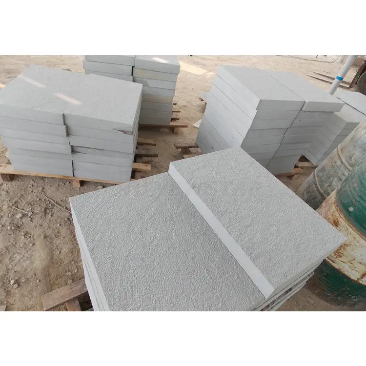 Newstar Outdoor sandstone paving cladding sand stone floor wall tiles coping paver stone grey white sandstone