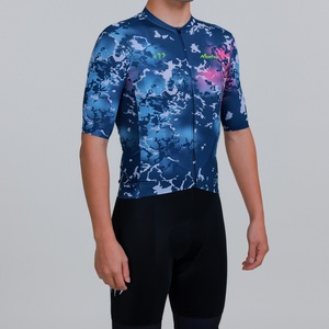 Logo personnalisé uniformes de <span class=keywords><strong>cyclisme</strong></span> à manches courtes chemise de <span class=keywords><strong>cyclisme</strong></span> vêtements de vélo d'été en gros - Product Image 3