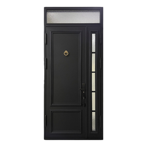 Vente en gros de <span class=keywords><strong>porte</strong></span> de sécurité design moderne de haute qualité <span class=keywords><strong>Porte</strong></span> <span class=keywords><strong>d</strong></span>'<span class=keywords><strong>entrée</strong></span> principale en acier à moindre coût - Product Image 1