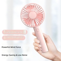 Ventilateur portable mini personnalisé en gros d'usine, rechargeable par USB, 3 vitesses, avec support de téléphone, cadeau d'été