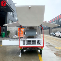 Nuevo producto Piaggio Ape Caravan Food Truck Pizza Horno de acero inoxidable Cocina móvil Pizza Comida Triciclo