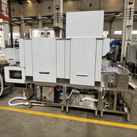 Lave-vaisselle commercial à tunnel en acier inoxydable 304, lave-vaisselle automatique pour équipement de restauration hôtelière