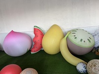 Ballon gonflable publicitaire personnalisé en PVC, design LED, personnage de dessin animé, décoration d'événement, 0,4 m, imprimé UV, imperméable