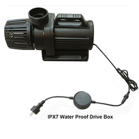4000-20000L/H Pompe d'étang à koi silencieuse pour jardin extérieur, économe en énergie, fontaine, étang, eau AC, aquarium submersible