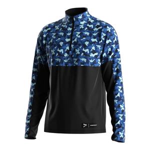 T-shirt de performance écologique à sublimation, T-shirt vierge de haute qualité, col en V, en polyester, col montant, pour enfants - Product Image 1