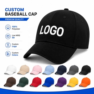 Cappellino da Baseball Personalizzato a 6 Pannelli in Poliestere Premium con Logo Ricamato e Chiusura Regolabile con Velcro - Product Image 1