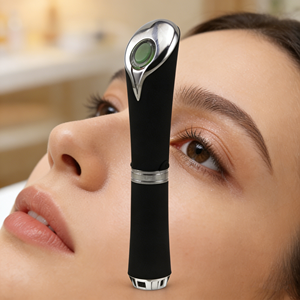 Stylo <span class=keywords><strong>de</strong></span> massage facial en jade naturel rouge et bleu pour <span class=keywords><strong>l</strong></span>'élimination <span class=keywords><strong>de</strong></span> <span class=keywords><strong>l</strong></span>'acné, la réduction des cernes et des poches, et le remodelage du visage - Product Image 1