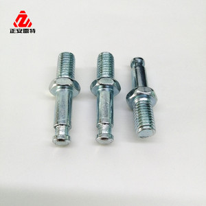 Pernos hexagonales de acero al carbono métricos Zhang'an Leite, diámetro de cabeza de 12 mm, clase 8.8, zincados, rosca estándar - Product Image 2