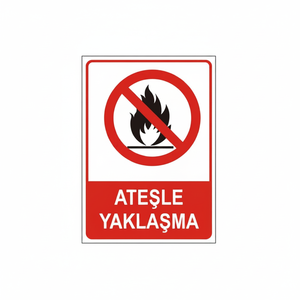 Señal de Tráfico Reflectante de Advertencia de Seguridad Vial: No Aproximarse con Fuego, Señal Triangular de Precaución y Peligro - Product Image 2