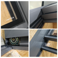 Pergola d'extérieur au design moderne à cadre en aluminium avec toit ouvrant électrique automatique et rétractable 3/4 ouvrant la véranda intelligente