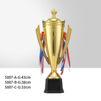 Grand trophée en plastique doré et argenté JZ, coupe pour le football, le basketball, les compétitions sportives, les cérémonies de remise de prix, les fêtes, les cadeaux
