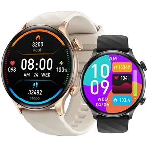 1.39-Inch Screen Digital Smart Watch For Men And Women Multi-Sport Mode Temperature Measurement Feature Wearable