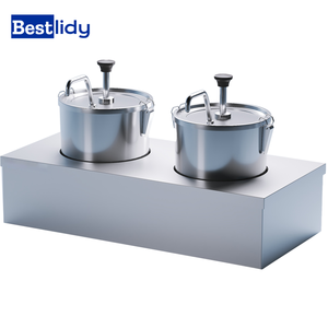 Bestlidy resistente in acciaio inox plastica salsa Dispenser per Home Hotel ristorante cucina condimento <span class=keywords><strong>stazione</strong></span> di pompa per sciroppo - Product Image 2