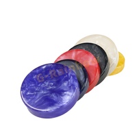 Meilleure vente Dames rondes en résine marbrée 50mm Grandes pierres de backgammon personnalisées de divertissement rose rouge bleu blanc