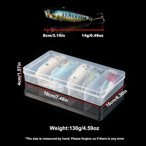 Appât dur à double boucle avec yeux bioniques 3D Barbed <span class=keywords><strong>Triple</strong></span> Hooks Texture réaliste <span class=keywords><strong>pour</strong></span> <span class=keywords><strong>leurre</strong></span> de pêche en eau douce salée - Product Image 2