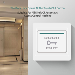 PVC Plastic Panel Access Control Button <strong>Switch</strong> <strong>Used</strong> for Access Control System and Home Security protection Exit Button - Product Image 2