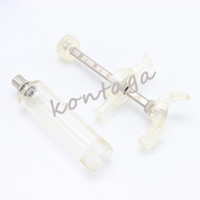 Seringue d'injection vétérinaire KTG11061 10ml 20ml 30ml 50ml, seringue en plastique réglable avec écrou doseur, seringue pistolet TPX