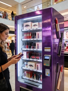 Distributeur automatique réfrigéré de snacks, boissons et aliments, 36 compartiments, compatible SDK, haute efficacité, gestion cloud pour cinéma - Product Image 4