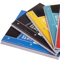 Oferta 2025 Cuaderno de Espiral Tamaño A4 A5 para Oficina con Cubierta de Papel PP y Hojas Rayadas de Colores Papelería para Estudiantes y Uso de Oficina