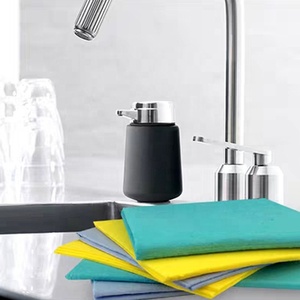 Chất lượng cao 20% Polyester 80% Viscose sợi nhỏ nhanh chóng khô vật liệu thích hợp cho rửa chén và hộ gia đình làm sạch vải - Product Image 5