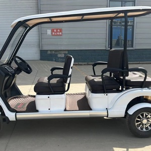Carrito de Golf Eléctrico de 4 Ruedas al por Mayor con Neumáticos Anchos, Motor de 1800W-3000W, 4, 6 y 8 Asientos, Vehículo Turístico - Product Image 2