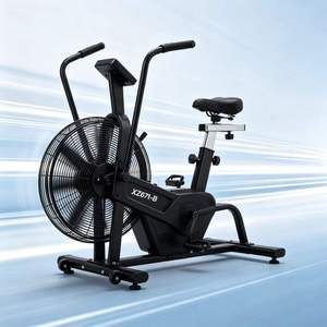 Vélo de cardio d'intérieur commercial à résistance par ventilateur, vélo d'exercice avec pales en aluminium, équipement de fitness pour salle de sport - Product Image 2