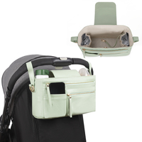 Organisateur universel pour poussette, sac à couches, accessoires pour poussette, sac de rangement pour poussette d'extérieur avec porte-gobelets isothermes