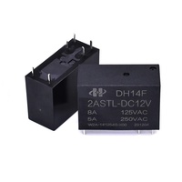 Relais de puissance DH14F-1A2STL-DC12V 20A pour applications industrielles 5V 12V 24V 48V PCB, relais de commande 6 broches 8 broches 2 formes A B C