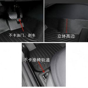 Tapis de sol de voiture 3D en TPE sur mesure, antidérapants, imperméables, confortables et luxueux, ensemble complet de 3 pièces pour Vezel City CR-V - Product Image 4