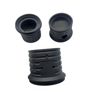 Precision 5-Axis CNC Milling & Turning Custom Aluminum Alloy Cylinder Cavity, Black Anodized,Custom CNC Machining Parts - Product Image 1