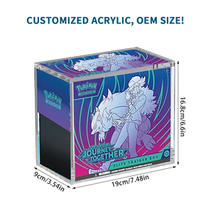 กล่องอะคริลิคคุณภาพสูงทรงสี่เหลี่ยมสำหรับจัดแสดงสินค้าสะสม พร้อมฝาปิดแม่เหล็กใช้งานง่าย ดีไซน์ทันสมัย - Product Image 2