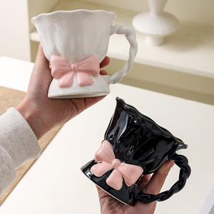 Tasse à café en céramique haut de gamme, luxueuse, peinte à la main, exquise, pour la maison, le bureau, la boisson et le petit-déjeuner - Product Image 4
