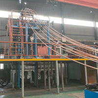 Ligne de refusion de cuivre de cathode usagé pour la production continue ascendante de barres de cuivre de 20 mm