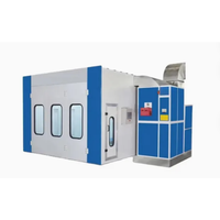 Cabine de peinture électrique 48 kW certifiée CE LED pour carrosserie automobile, atelier professionnel 220-380 V
