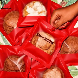 ถุงบรรจุภัณฑ์แบบนุ่มเคลือบลามิเนตเกรดอาหารถุงปิดผนึกกันความร้อนสำหรับคุกกี้บรรจุภัณฑ์แบบใส - Product Image 1