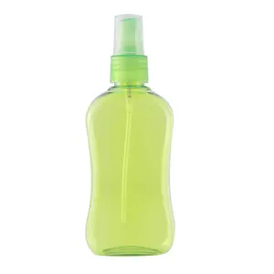 Vazio 100ml verde cosméticos líquido mosquito repelente spray de garrafa de plástico PET com névoa pulverizador