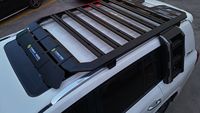 Plateforme de toit de voiture en alliage d'aluminium, échelle latérale, ensemble de boîtes latérales pour Toyota Land Cruiser LC300 LC200, accessoires extérieurs tout-terrain